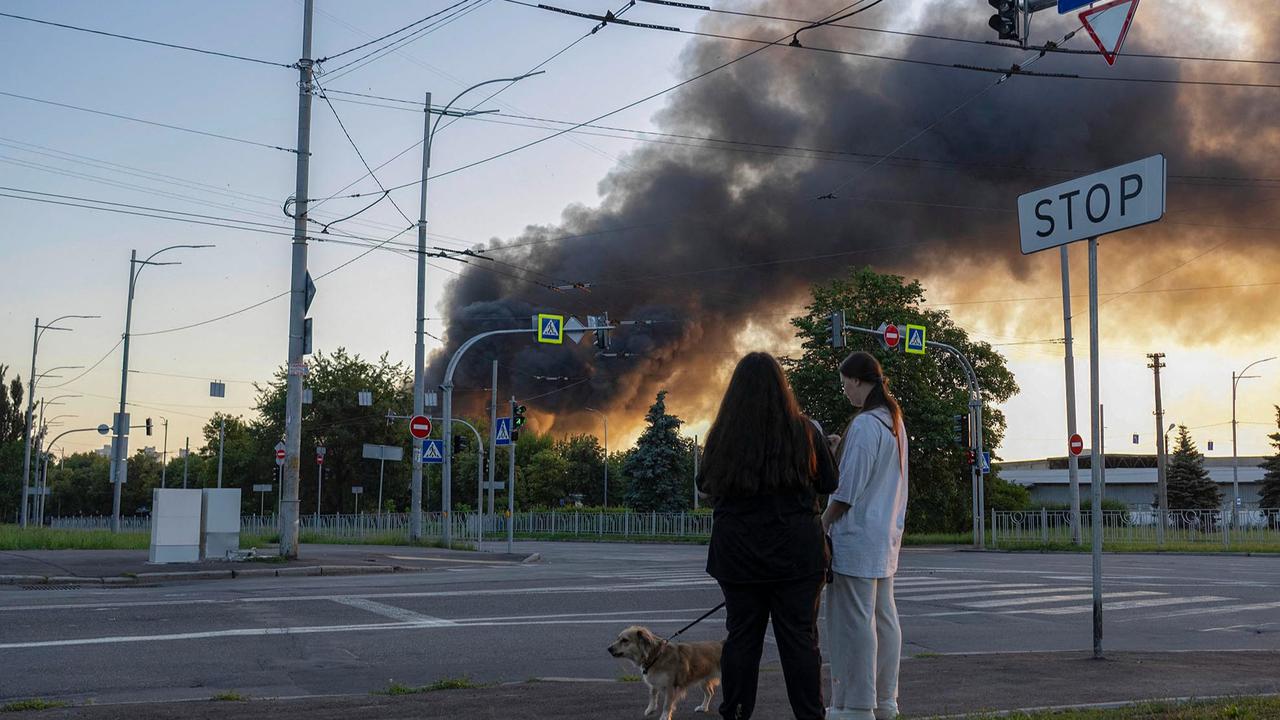 FOTO: Ledakan Mengguncang Kyiv, Rusia Luncurkan Serangan Udara Skala Besar