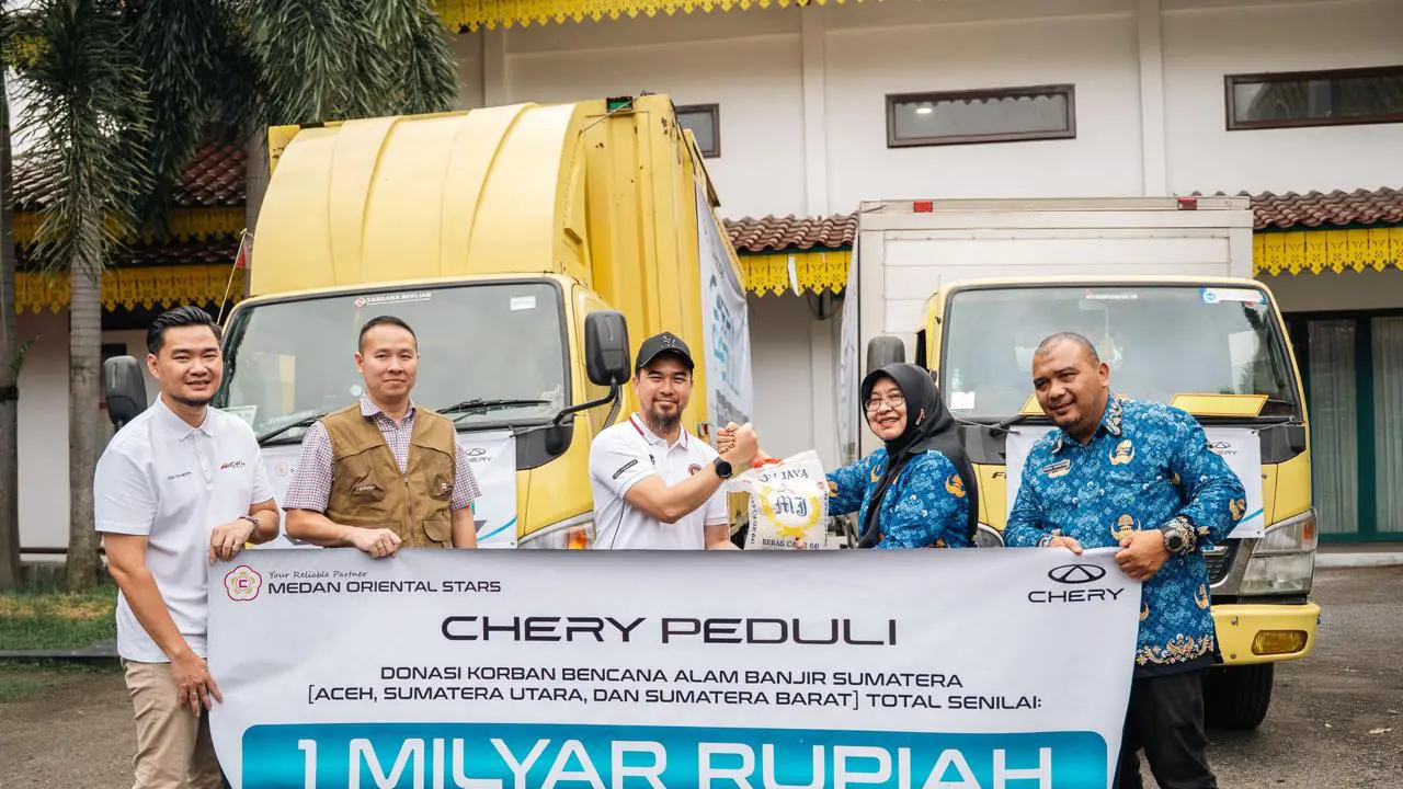 Chery peduli korban banjir