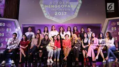 Suasana usai konferensi pers program Dangdut terbaru Indosiar, D'Academy Menggoyang Indonesia 2017 di SCTV Tower, Jakarta, Kamis (7/9). DAMI 2017 akan disemarakkan penyanyi dangdut dari berbagai generasi di lima kota Indonesia. (Liputan6.com/Helmi Afandi)