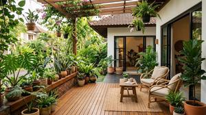 10 Ide Dekorasi Teras Rumah dengan Tanaman Tanpa Banyak Furnitur, Bikin Lebih Hijau dan Asri