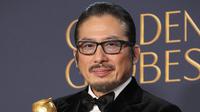 Hiroyuki Sanada dalam Golden Globes 2025. (Amy Sussman / GETTY IMAGES NORTH AMERICA / Getty Images via AFP)