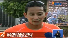 Wagub DKI Jakarta Sandiaga Uno membenarkan pemerintah pusat melalui Kementerian PUPR yaitu BBWS Ciliwung Cisadane turut membantu penanganan Kali Sentiong.
