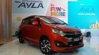 Daihatsu Ayla mengalami penyegaran baik dari sisi desain eksterior, interior hingga mesin. (Arief/Liputan6.com)