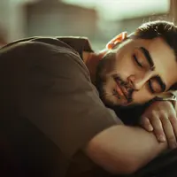 Ilustrasi pria tidur, bermimpi. (Photo by Kian Mousazadeh on Unsplash)