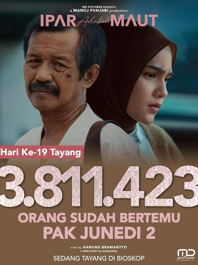 Jumlah penonton Ipar Adalah Maut. (Foto: Dok. Instagram @elizasifaa)