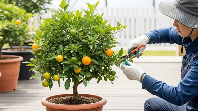 Cara Membuat Pohon Buah Mini Tetap Pendek Tapi Produktif/Gemini AI