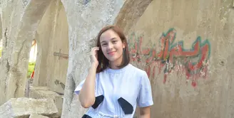 Film Ayat Ayat Cinta 2 mulai di produksi. Beberapa pemain lama dan baru menyambut antusias film produksi MD Pictures itu. Salah satu pemain baru yang terlibat adalah Chelsea Islan. Berjuang keras menghidupkan karakter Keira. (Adrian Putra/Bintang.com)