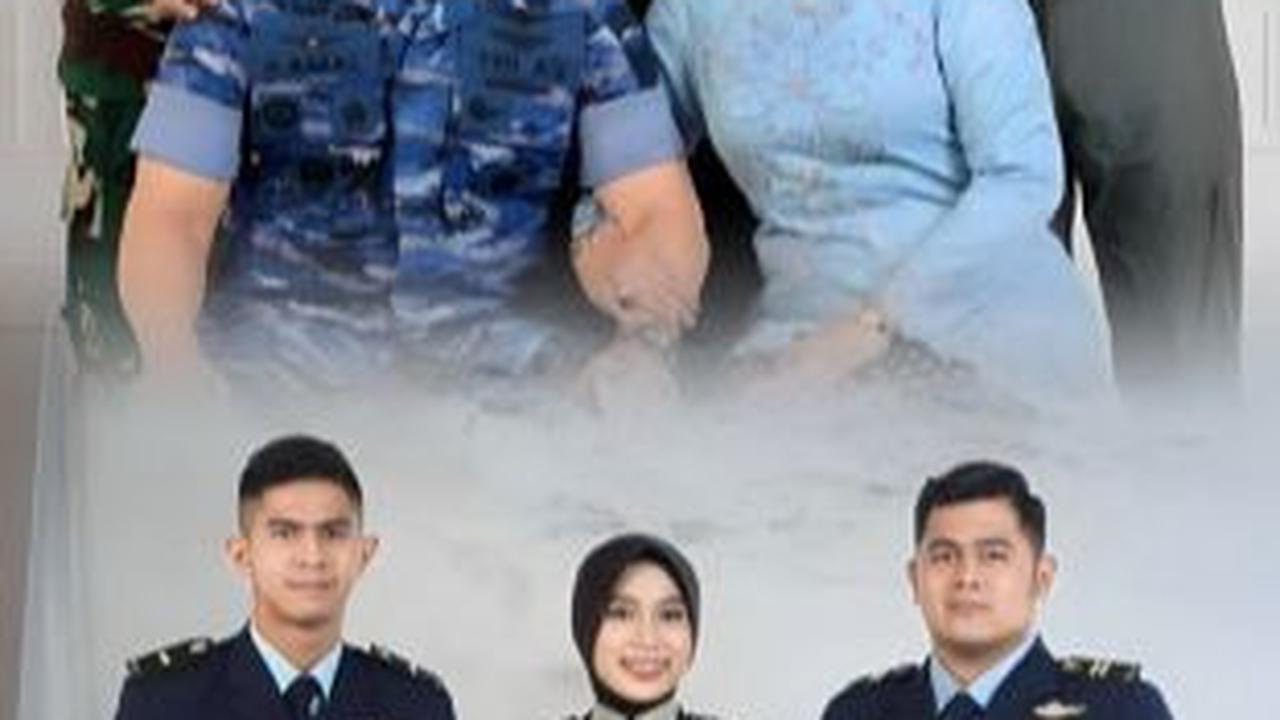 Potret Satu Keluarga ini Perwira TNI-Polri, Ayah Kolonel, 2 Putra Letnan & 1 Putri Iptu