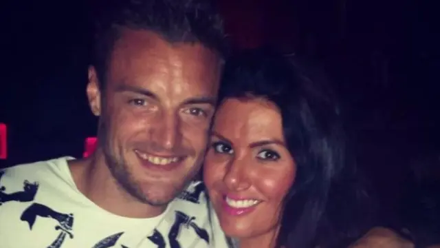 Jamie Vardy dan Rebekah Nicholson (Liputan6.com)