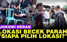 VIDEO: Jokowi Heran Lokasi Acara Becek Parah, "Kita Kayak Bajak Sawah Saja"