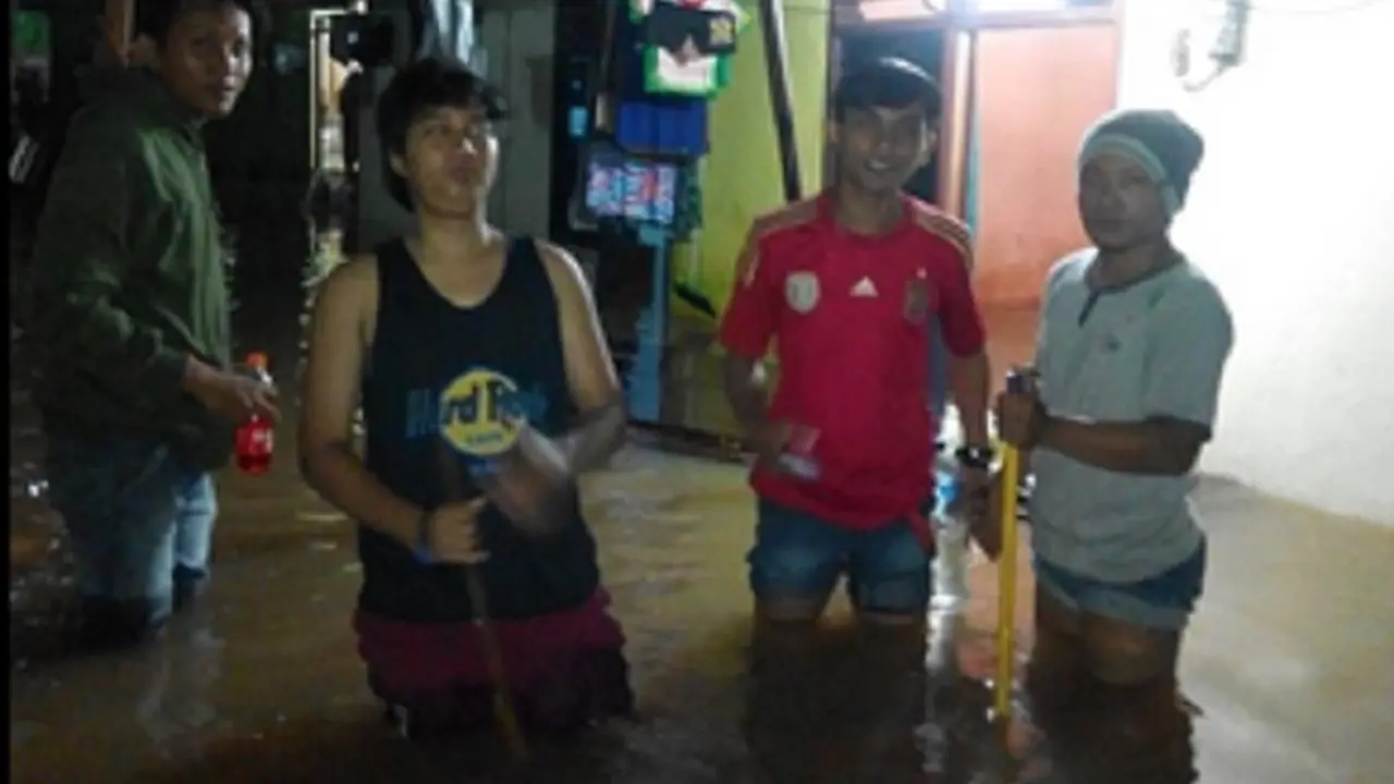 Sebagian Wilayah Jakarta Banjir Usai Diguyur Hujan