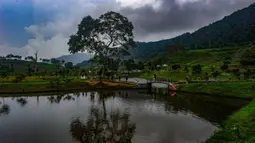 Telaga alami ini menjadi tempat wisata sejak 2019. (merdeka.com/Arie Basuki)