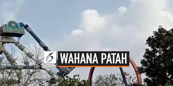 VIDEO: Detik-Detik Wahana Permainan Patah di India, 2 Tewas