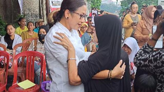 Calon Wali Kota Bogor Rena Da Frina saat melakukan aktivitas Kampanye. (Istimewa)