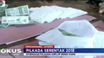 Ketua Gakumdu Panwaslu Joharudin mengatakan, uang tunai diamankan beberapa jam sebelum pencoblosan.