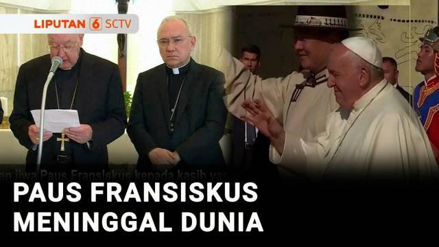 Terkait berita duka, Pemimpin Umat Katolik Dunia, Paus Fransiskus, pada Senin pagi waktu setempat, meninggal dunia di usia 88 tahun. Kepergian Paus Fransiskus tentunya meninggalkan duka, tak hanya umat Katolik dan juga umat kristiani, melainkan juga ...