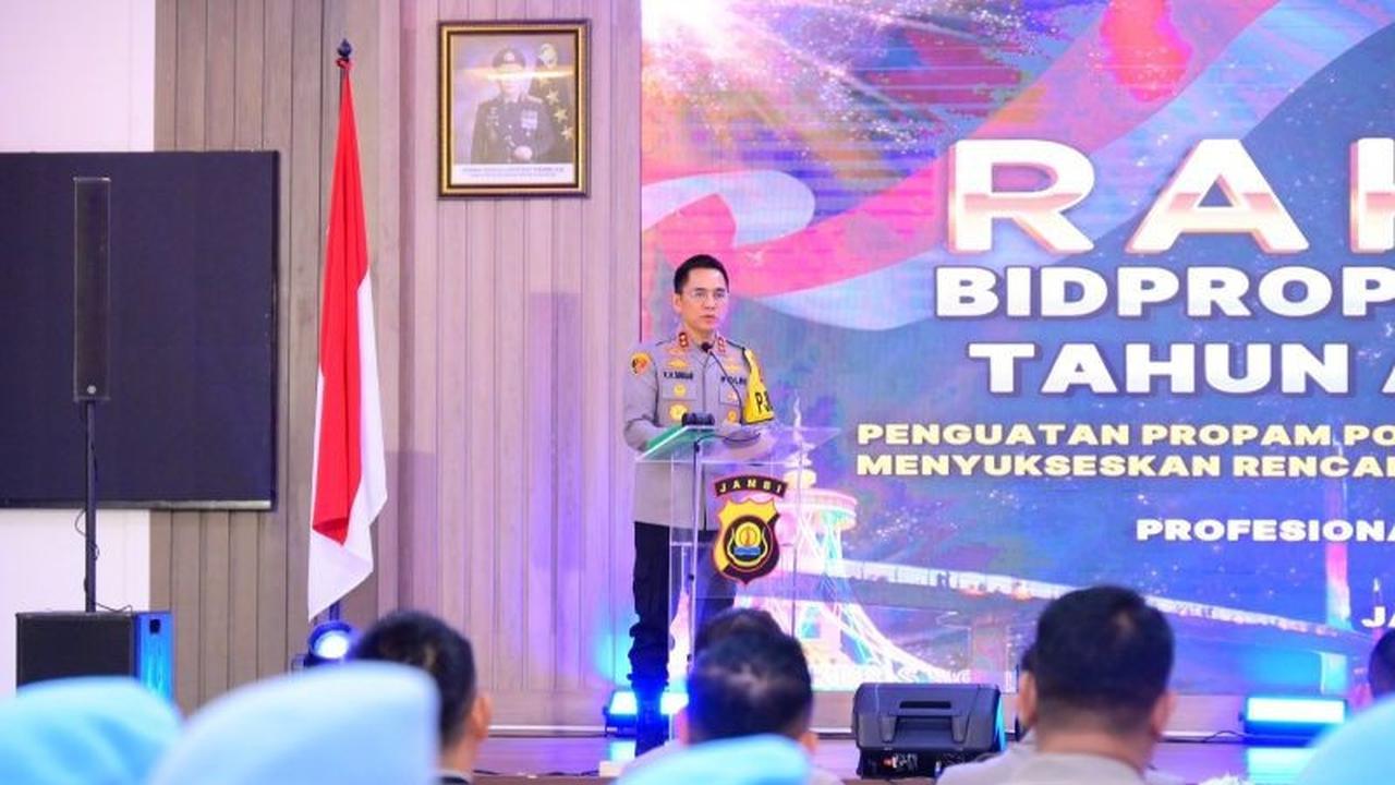 Kapolda Jambi Tekankan Propam Polda Jambi Harus Adaptif dan Humanis dalam Tugas