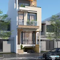 ilustrasi desain rumah 4 lantai by kientructrangkim.com