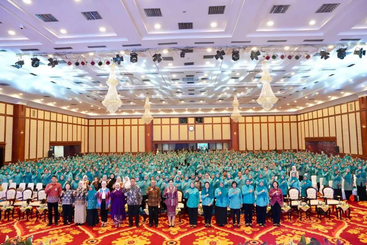 Acara Edukasi Keuangan Bagi Perempuan dalam Rangka Bulan Literasi Keuangan Tahun 2026 di Gedung Dhanapala, Kementerian Keuangan, Jakarta, Selasa (9/6/2026).