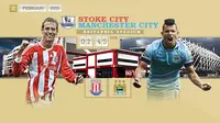 Stoke City vs Manchester City (Liputan6.com/Sangaji)