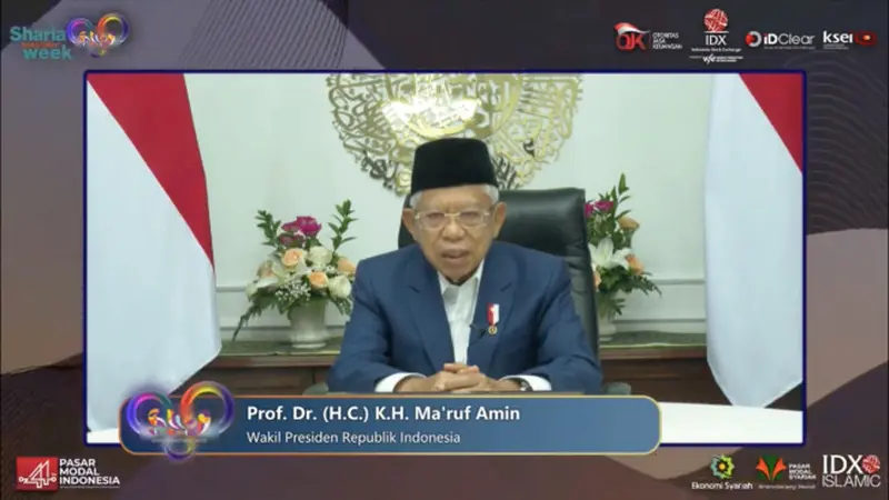Wakil Presiden Republik Indonesia Ma’ruf Amin (Dok: tangkapan layar/Pipit I.R)