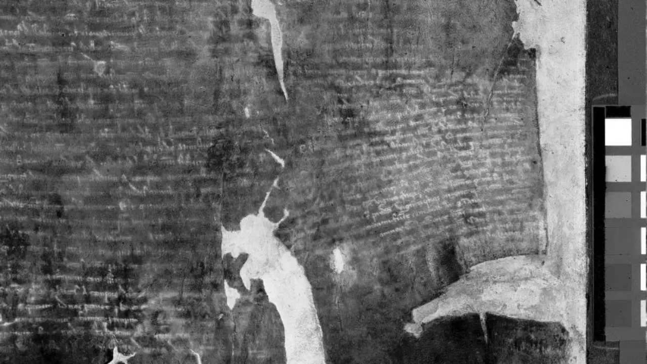 Dokumen Magna Carta yang terbakar