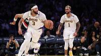 Anthony Davis memimpin Lakers kalahkan Blazers di NBA 2024/2025 (AFP)