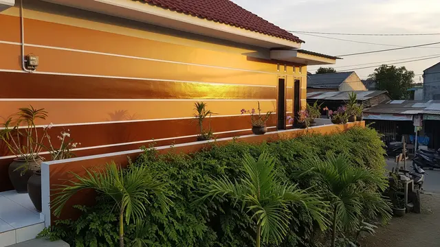 Kombinasi Cat Matte dan Glossy