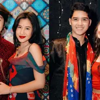 Seleb pakai baju India (Sumber: instagram/snap.nuel)