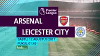 Premier League 2017/2018 Arsenal Vs Leicester City (Bola.com/Adreanus Titus)