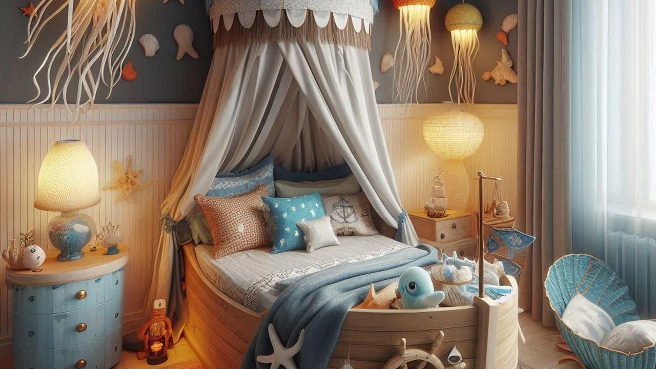 Ilustrasi Desain Mural Kamar Anak
