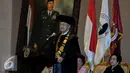 Mantan Perdana Menteri Malaysia Mahathir Mohamad memberikan orasi saat Dies Natalis ke-17 Universitas Bung Karno di Jakarta, Senin (25/7). Orasi ilmiah Mahathir bertema Membangun Kemandirian Ekonomi dan Pemerintahan Bersih. (Liputan6.com/Johan Tallo)