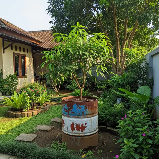 13 Tanaman Buah dalam Tong Bekas yang Berbuah Lebat Bisa Jadi Sumber Penghasilan Tambahan