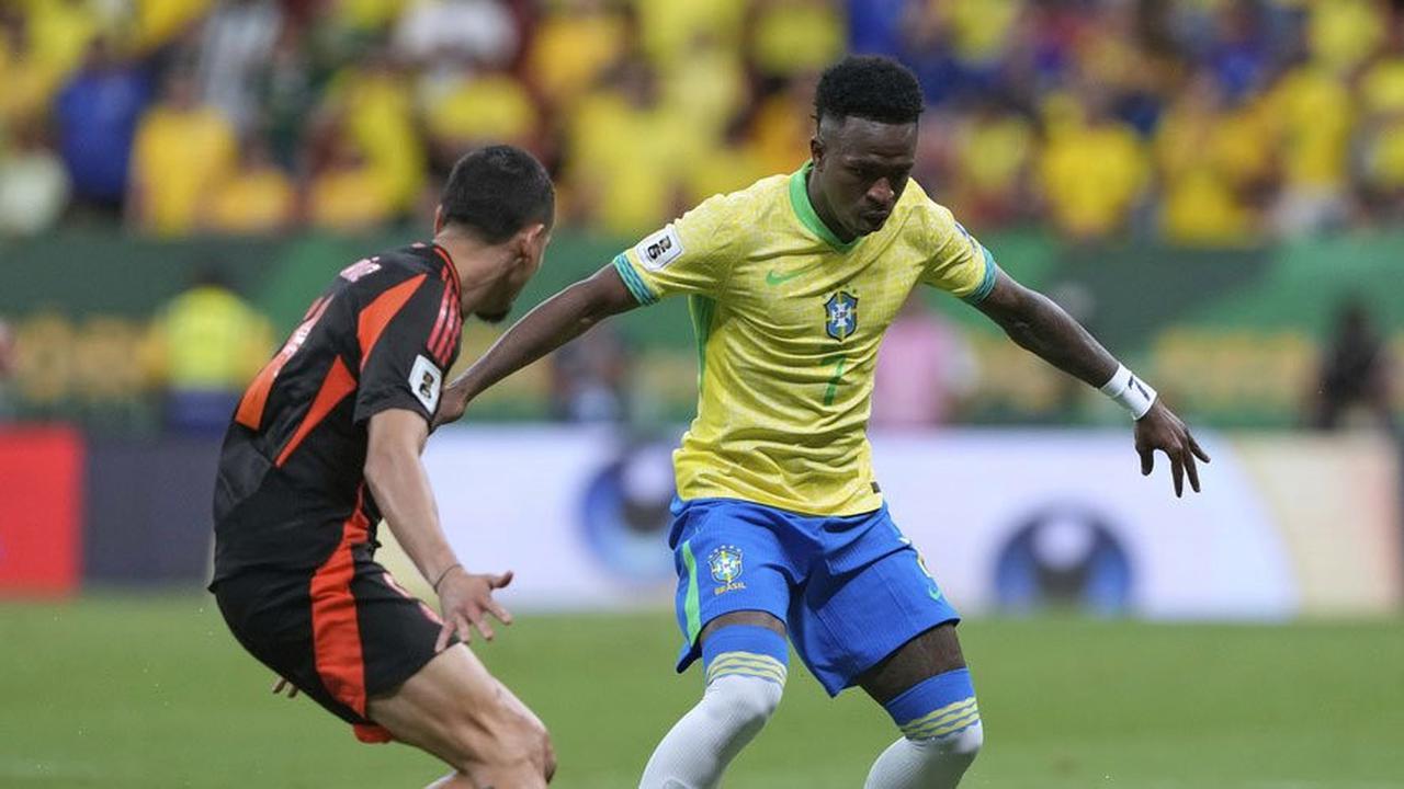 Hasil Brasil Vs Kolombia: Gol Vinicius Junior saat Injury Time Bawa Kemenangan Tim Samba 2-1