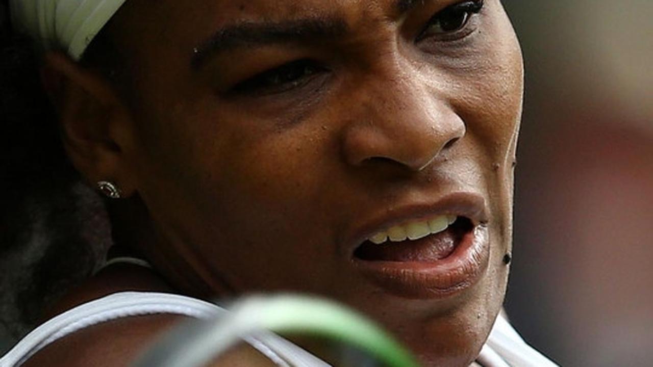 Ekspresi kocak petenis cantik dunia di kejuaraan Wimbledon