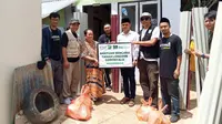 Salurkan Donasi, NU Peduli Bangun Hunian Warga Korban Longsor Gorontalo