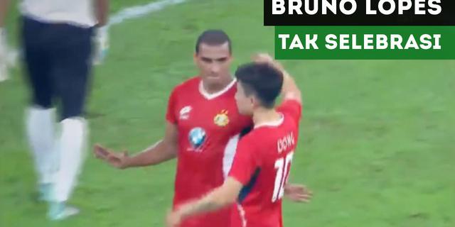 VIDEO: Bruno Lopes Tolak Selebrasi usai Cetak Gol ke Gawang Persija