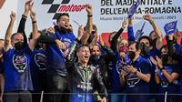 Fabio Quartararo jadi juara dunia MotoGP 2021 (Andreas Solaro/AFP)