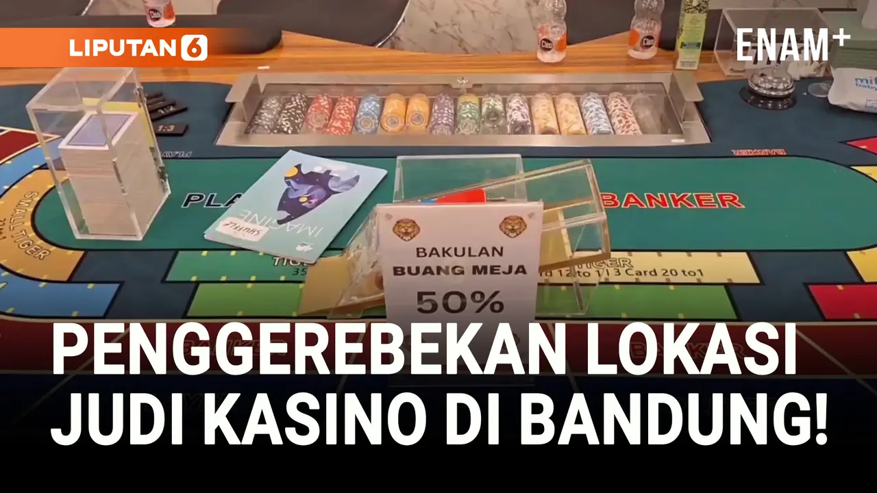 Berkedok Tempat Futsal, Tempat Judi Kasino Digerebek Polisi!