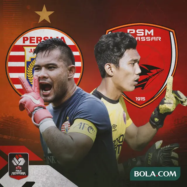 Piala Menpora - Duel Kiper Persija Jakarta Vs PSM Makassar