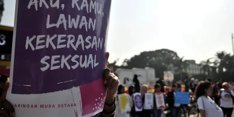 Aksi Tuntut Keadilan Untuk WA Korban Pemerkosaan
