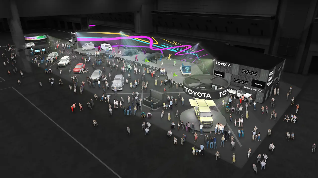 Booth Toyota pada Japan Mobility Show 2023
