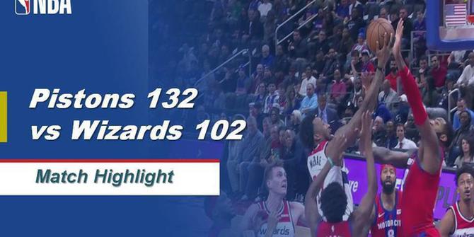 VIDEO: Highlights NBA 2019-2020, Detroit Pistons Vs Washington Wizards 132-102