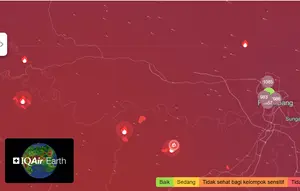 Kondisi Terkini Kualitas Udara di Sumsel dan Kalimantan Imbas Kebakaran Hutan