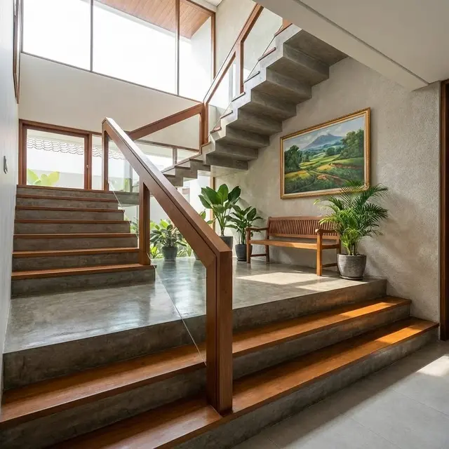 Model Tangga Rumah Minimalis yang Aman dan Estetik