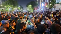 Demo di Simpang Empat Jenderal Sudirman Yogyakarta Berujung Ricuh