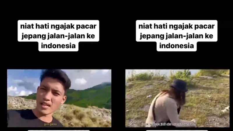 Pria Indonesia Ungkap Pacarnya yang Orang Jepang Memungut Sampah Saat Diajak Jalan-Jalan ke Pulau Tulas
