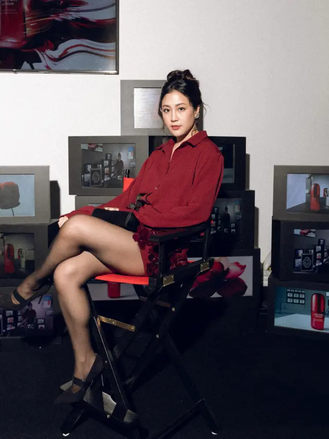 Sherina Munaf Tampil dengan Dua Makeup Look Berbeda Saat Bertemu Lisa BLACKPINK di Bangkok