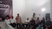 Aktivis Nasional Hariman Siregar saat peresmian Kantor Forum Aktivis Nasional (FAN) di Mampang, Jakarta Selatan, Kamis (2/4) (Istimewa)