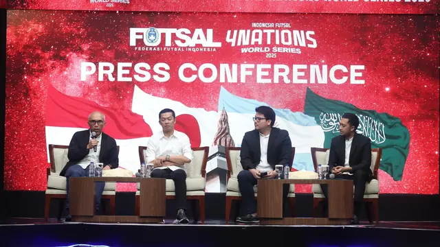 Konferensi pers Indonesia Futsal 4 Nations World Series